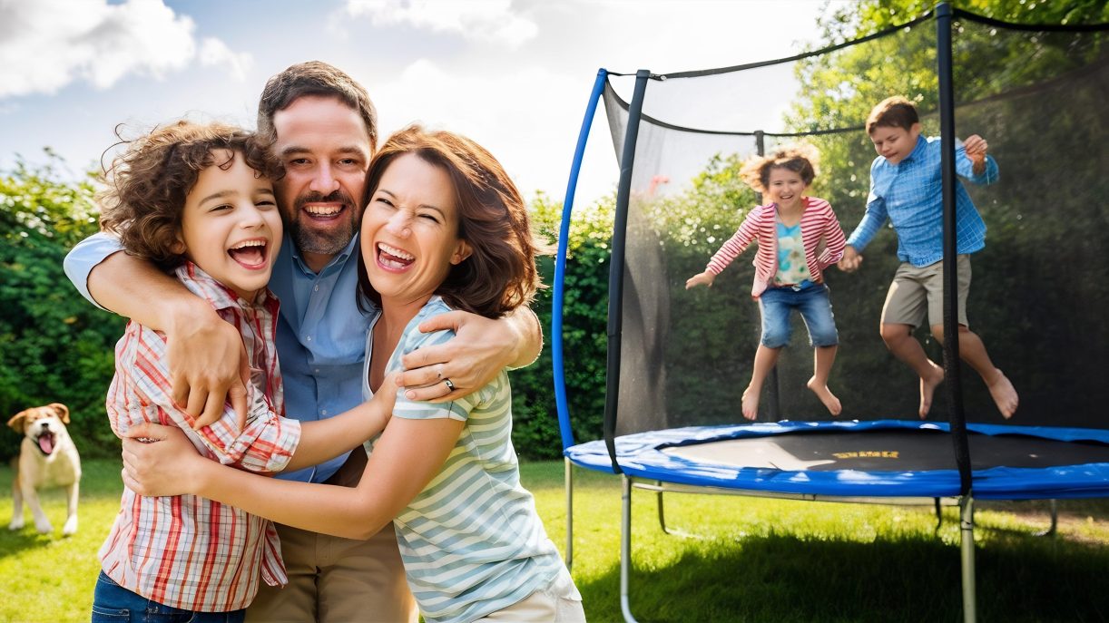 trampoliny ogrodowe